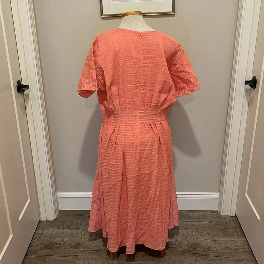 NWT!! Club Monaco - Swing Dress - Coral - Size 12 - Picture 6 of 10
